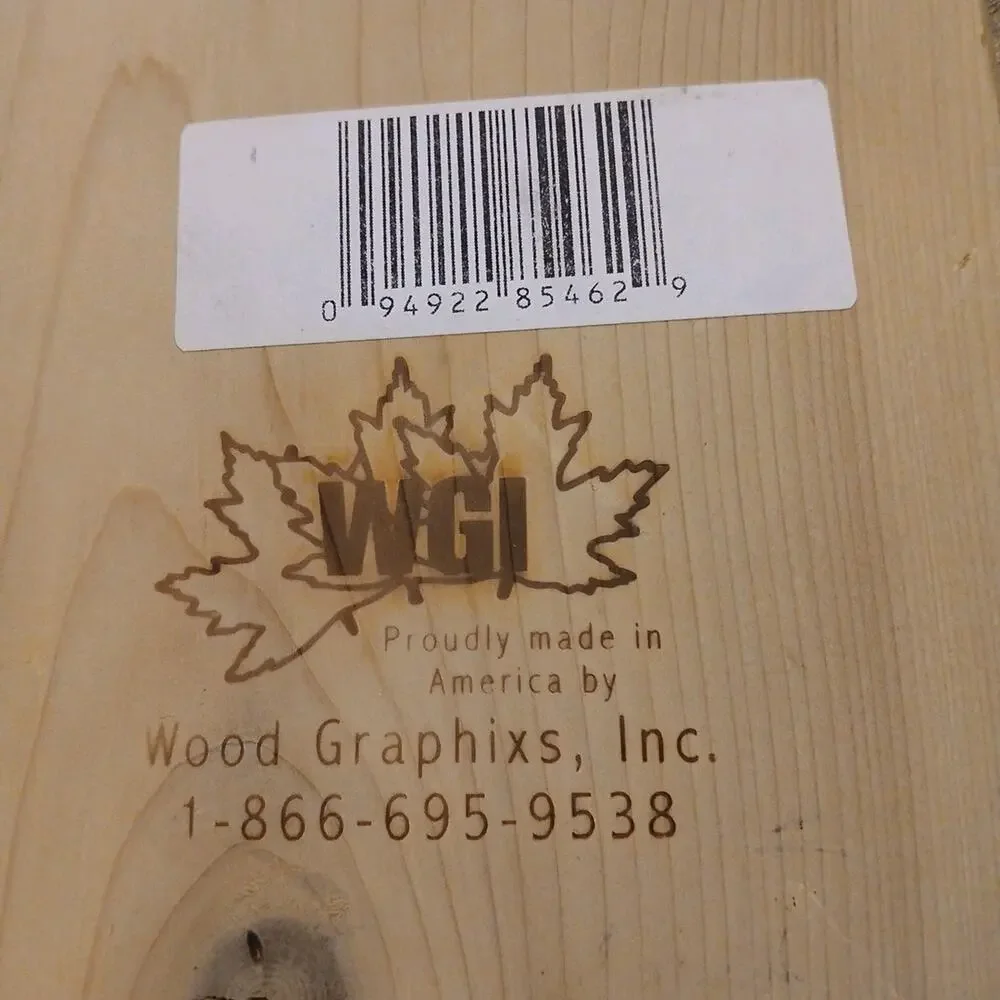 Welcome Wall Plaque Hand Painted Black Lab Dog Signed Gift Wood Graphixs Inc 18